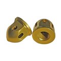 Durablue 2 Piece Front Spindle Nuts Bullet Aluminum 14 x 1 5 mm Gold Anodize 201821g